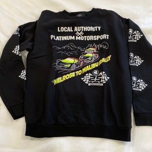 Local authority x platinum motorsport crew neck shirt
